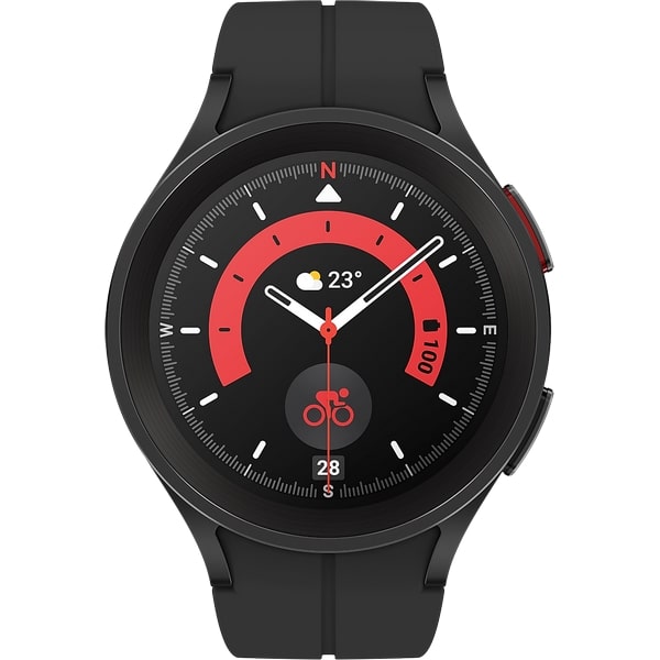 Умные часы Samsung Galaxy Watch5 Pro 45мм (Black Titanium)